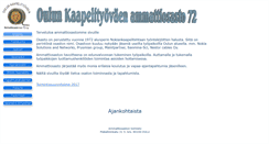 Desktop Screenshot of ammattiosasto72.net