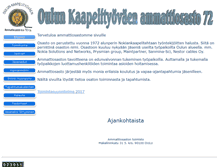 Tablet Screenshot of ammattiosasto72.net